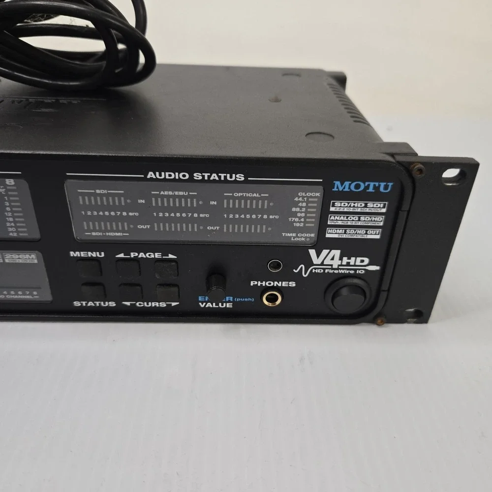 MOTU V4HD Firewire Video/Audio Interface Rack Mountable
